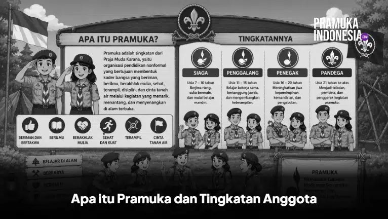 Apa itu Pramuka dan Tingkatan Anggota