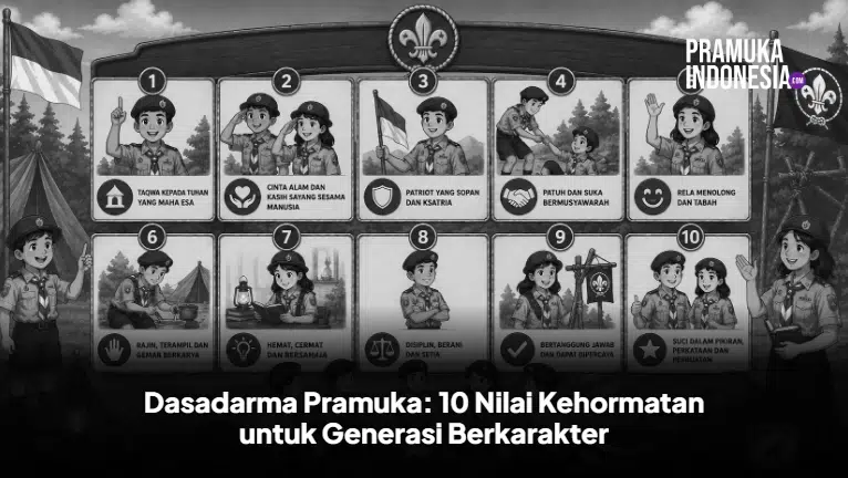 Dasadarma Pramuka: 10 Nilai Kehormatan untuk Generasi Berkarakter