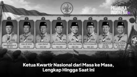 Ketua Kwartir Nasional dari Masa ke Masa, Lengkap Hingga Saat Ini