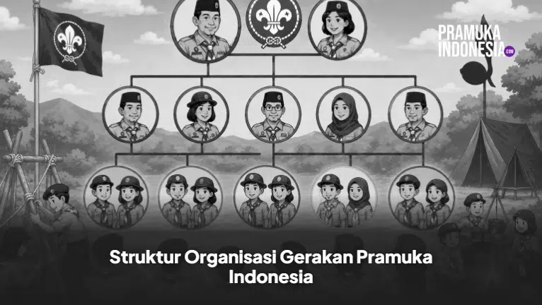 Struktur Organisasi Gerakan Pramuka Indonesia