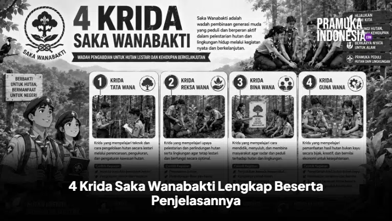 4 Krida Saka Wanabakti Lengkap Beserta Penjelasannya