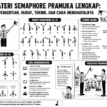 Materi Semaphore Pramuka Lengkap: Pengertian, Huruf, Teknik, dan Cara Menghafalnya