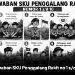 Jawaban SKU Penggalang Rakit no 1 s/d 10
