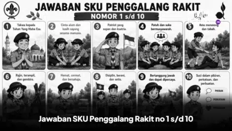 Jawaban SKU Penggalang Rakit no 1 s/d 10