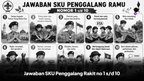 Jawaban SKU Penggalang Rakit no 1 s/d 10