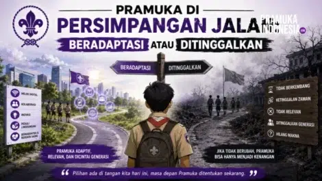 Pramuka di Persimpangan Jalan: Beradaptasi atau Ditinggalkan